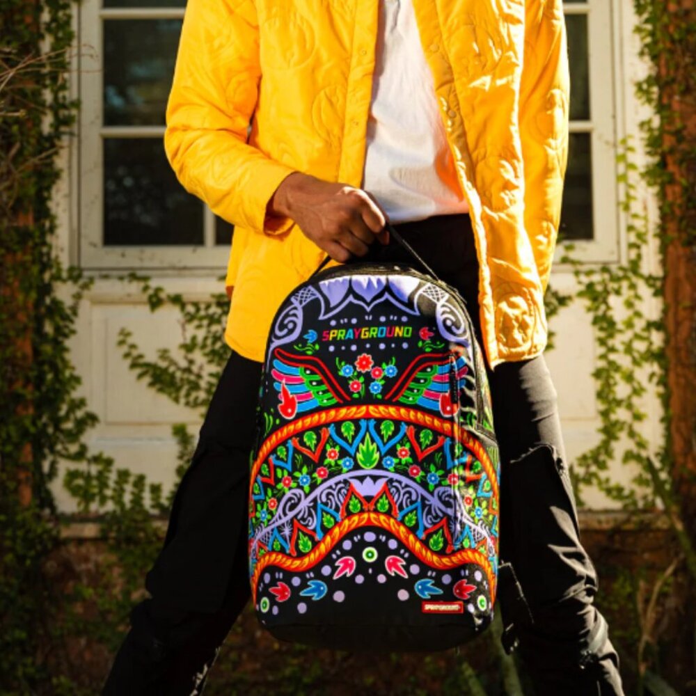 Sprayground “The Valley” Backpack – Gold Zippers 18″ – NWT – Designer Streetwear - Picture 9 of 9